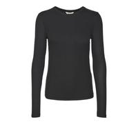 VERO MODA Women's Awirwina LS O-Neck Top Noos, Black, L