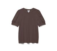 VERO Moda Womens Awkerry 2/4 O-Neck Top Noos, Chocolate Martini, L UK