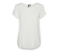 VERO MODA Womens Bella Short Sleeve Top Snow White 16