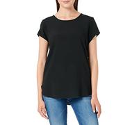 VERO MODA Women's Boca NOOS Short Sleeve T-Shirt, Black, Size 10 (Manufacturer Size:Medium)