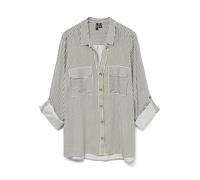 VERO MODA Womens Bumpy L S Shirt Snow White 16