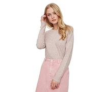 VERO MODA Womens Doffy O Neck Jumper Woodrose XL