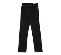 Vero Moda Women's Female Straight-fit Vmflash Mid Rise Gerade Geschnitten Jeans Mr Li133 Ga Noos, Black, M / 30L