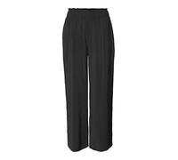VERO MODA Women's Vmqueeny Long Pants WVN Ga, Black, L