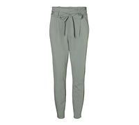 VERO MODA Women's Vmeva Hr Loose Paperbag Pant Noos Shorts, Laurel Wreath, M/30