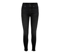Vero Moda Peach Mr Skinny Ankle Cut Ri1100 Jeans Black S / 30 Women