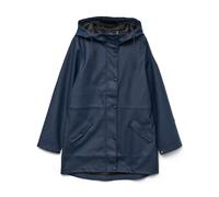 Vero Moda Womens Malou Raincoat in Navy - Size 12 UK