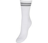 VERO MODA Womens Mel Stripe Sock White/grey One Size