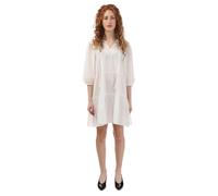 Vero Moda Womens Pretty 3/4 Sleeve Short Dress in White Cotton - Size 16 UK