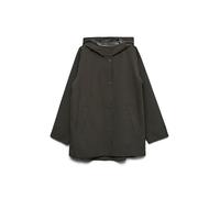 VERO MODA Women's Rainjacket Vmhanacami Noos Waterproof Rain Jacket, Peat, S