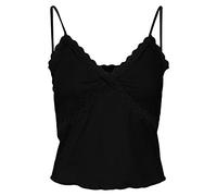 VERO MODA Women's Vmditte Singlet Crop Top JRS Noos, Black, L