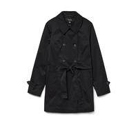 VERO MODA Women's Trenchcoat Vmchelsea Olivia Noos Trench Coat, Black, S
