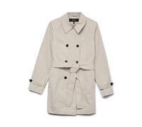 VERO MODA Women's Trenchcoat Vmchelsea Olivia Noos Trench Coat, Oatmeal, S