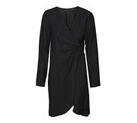 VERO MODA Women's Vmabbi Nan LS Mini Dress WVN, Black, S