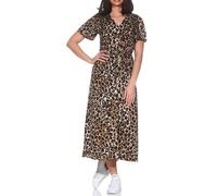 VERO MODA Women's Vmalba SS Calf Dress WVN Ga Noos, Tigers Eye, XL