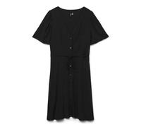 Vero Moda Women's Vmalba SS Short Dress WVN Noos, Black, L