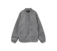 VERO MODA Women's Vmamber Elite Bomber Jacket Noos, Medium Grey Melange, L