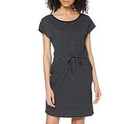Vero Moda Women's Vmapril Short Ga Noos Dress, Multicolour (Black Stripes: Snow - Rebecca), M UK