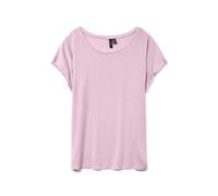 VERO MODA Women's VMAVA Plain SS TOP GA JRS NOOS T-Shirt, Pink-A-Boo, Small, Pink-a-Boo, S