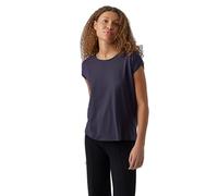 VERO MODA Womens Ava Plain Shirt Sleeve T-Shirt Night Sky 16