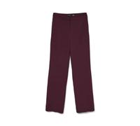 VERO MODA Women's Vmayar Mw Straight Pant Ent, Winetasting, XL / 32L