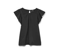 VERO MODA Women's Vmbella SS Lace Top WVN Ga Noos, Black, L