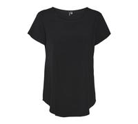 VERO MODA Women's Vmbella SS Top WVN Ga Noos, Black, S