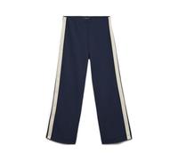 VERO MODA Women's Vmberlin Mw Wide Panel Trousers Noos, Blazer Navy, M / 32L