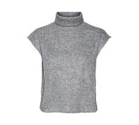 VERO MODA Women's Vmblis SL Highneck JRS Boo Top, Light Grey Mix, L