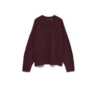 VERO MODA Women's Vmboom LS O-Neck Pullover Ga Noos Knitted Jumper, Winetasting, XL