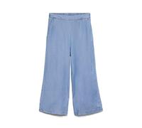 VERO MODA Women's Vmbree Mr Wide Tencel Culotte Ga Noos, Medium Blue (Medium Blue Denim), S