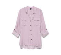 VERO MODA Women's Vmbumpy L/S Shirt New WVN Ga Noos Shirt, Bonbon, M