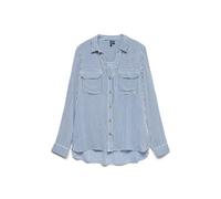 VERO Moda Women's Vmbumpy L/S Shirt New WVN Noos Long-Sleeved Shirt, nebulas Blue, L