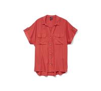 VERO MODA Women's Vmbumpy SS Shirt WVN Ga Noos, Red (Ribbon red), XS