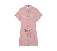 VERO MODA Women's Vmbumpy SS Short Shirt Dress WVN Ga Noos, Dubarry, S
