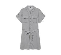 VERO MODA Women's Vmbumpy SS Short Shirt Dress WVN Ga Noos, India Ink, S