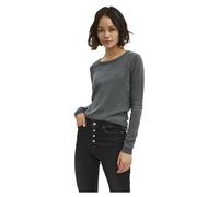 Vero Moda Women's VMCARE Structure LS O-Neck BLOU GA NOOS Pullover Sweater, Balsam Green, M