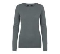 Vero Moda Women's VMCARE Structure LS O-Neck BLOU GA NOOS Pullover Sweater, Balsam Green, XS
