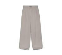 VERO MODA Women's Vmcarmen Hw Wide Pleat Pull-On Trousers, Silver Lining, L / 32L