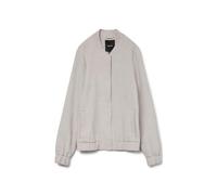 VERO MODA Women's Vmcassidy LS Bomber Jacket Boo Bomber Jacket, Vapor blue/detail: melange, 10