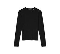 VERO MODA Women's Vmchloe LS Short Top JRS Noos T-Shirt, Black, XS