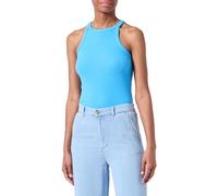 VERO MODA Women's Vmchloe Short Tank JRS Noos Top, Bonnie Blue, L