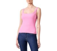 VERO MODA Women's Vmchloe Sl Short Square Top JRS Noos, Pink Cosmos, M