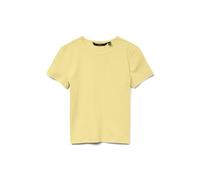 VERO MODA Women's Vmchloe SS Short Top Ga JRS Noos, Lemon Meringue, L