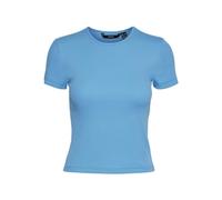 VERO MODA Women's Vmchloe SS Short Top JRS Noos T-Shirt, Bonnie Blue, S