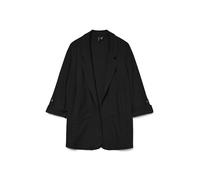 VERO Moda Womens Vmcjesmilo 3/4 WVN Ga Noos Cur Blazer, Black, 26 UK