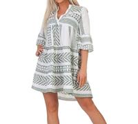 VERO MODA Women's Vmdicthe 3/4 Tunic WVN Ga Noos Blouse, Snow White 24, XS