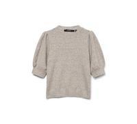 VERO Moda Women's Vmdoffy 2/4 O-Neck Pullover Ga Noos, Moon Rock, M