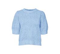 VERO MODA Women's Vmdoffy Ga Noos 2/4 O-Neck Pullover Sweater, Little Boy Blue/Detail: Melange, S