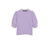 VERO MODA Women's Vmdoffy Ga Noos 2/4 O-Neck Pullover Sweater, Orchid Bloom/Detail: Melange, XS